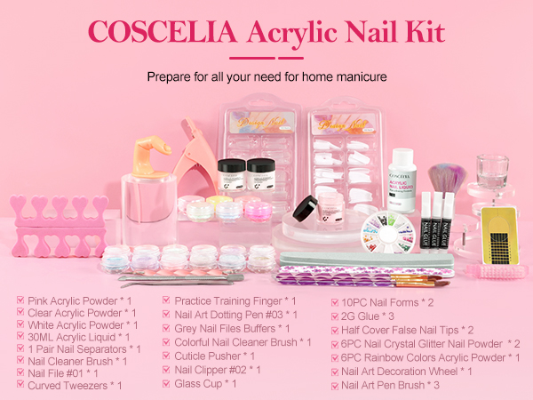 Coscelia Acrylic & Gel Nail Kit