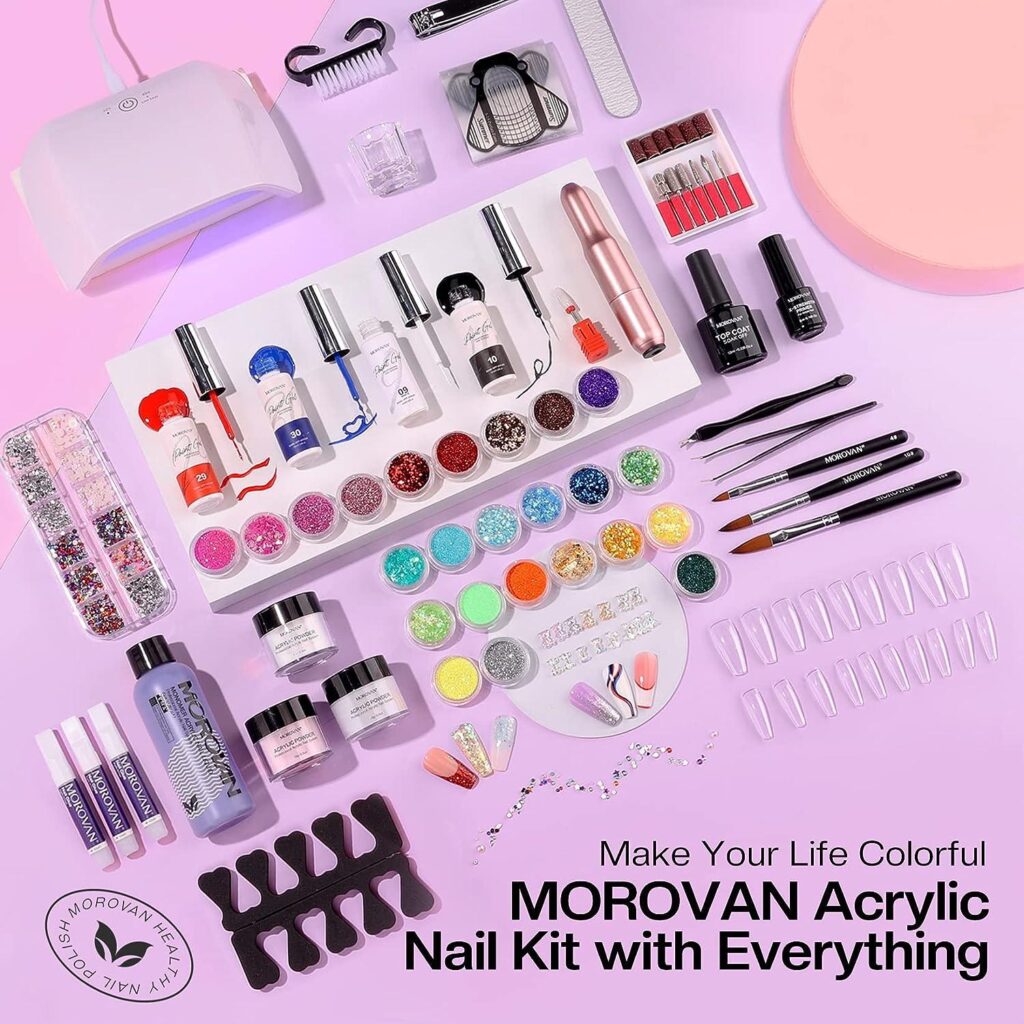 Morovan Acrylic Nail Kit for Beginners