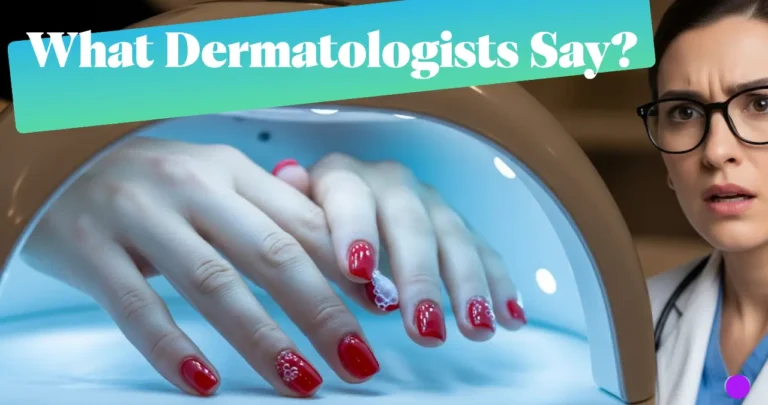 UV nail lamp exposure on hands