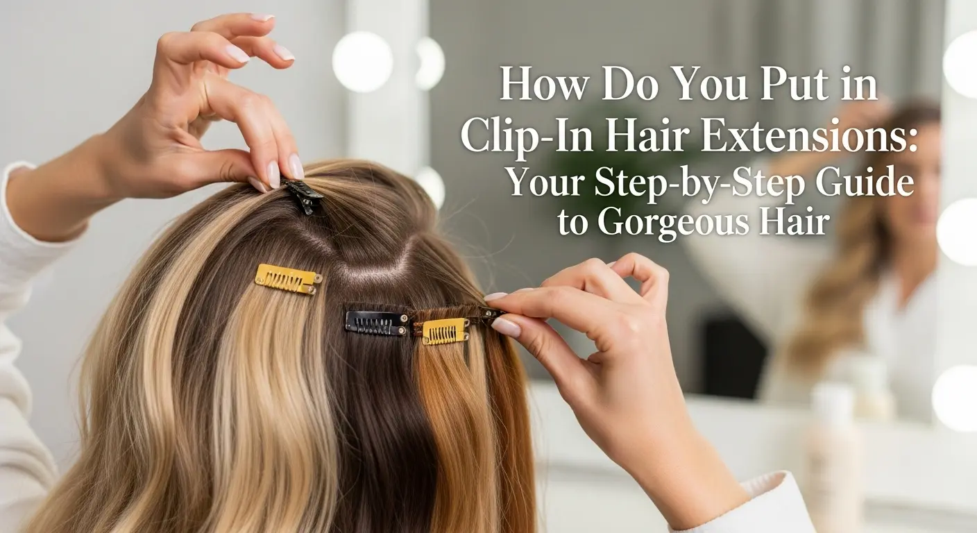 How Do You Put in Clip-In Hair Extensions: Your Step-by-Step Guide to Gorgeous Hair