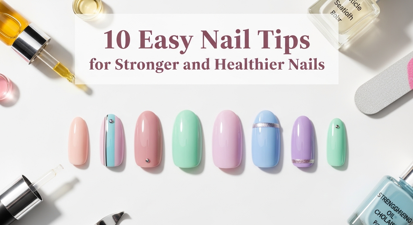 10 Easy Nail Tips for Stronger and Healthier Nails