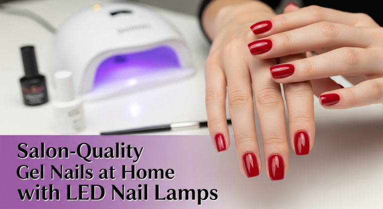 Gel Nails with LED Nail Lamps