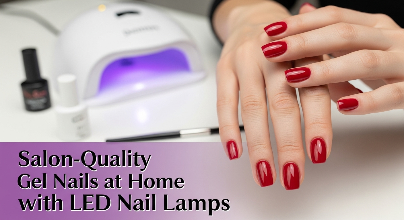 Gel Nails with LED Nail Lamps