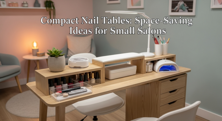 Compact Nail Tables: Space-Saving Ideas for Small Salons