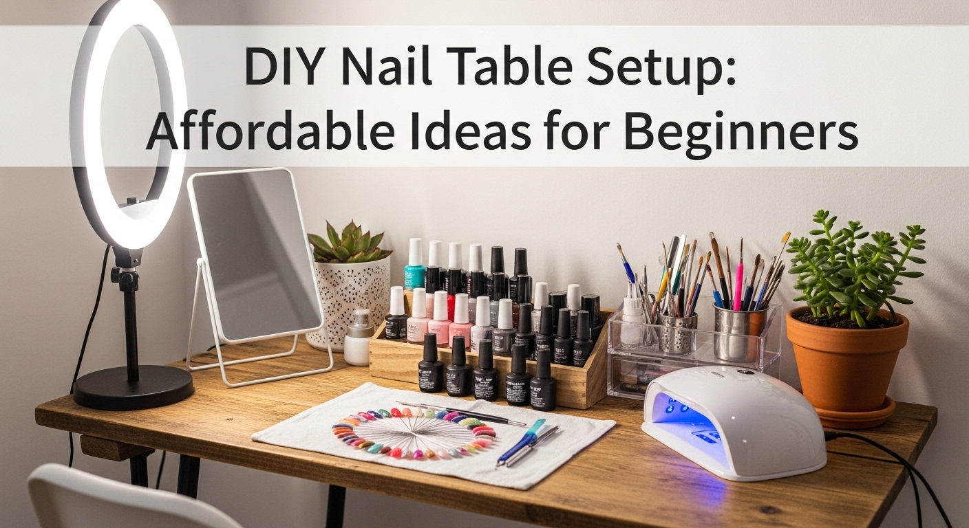 DIY Nail Table Setup: Affordable Ideas for Beginners