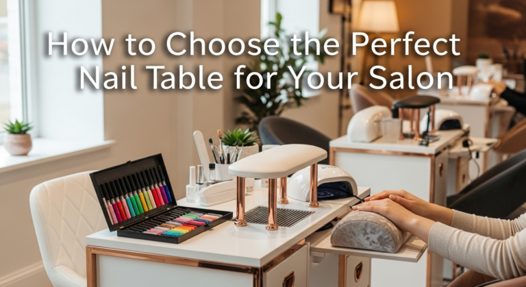 How to Choose the Perfect Nail Table for Your Salon