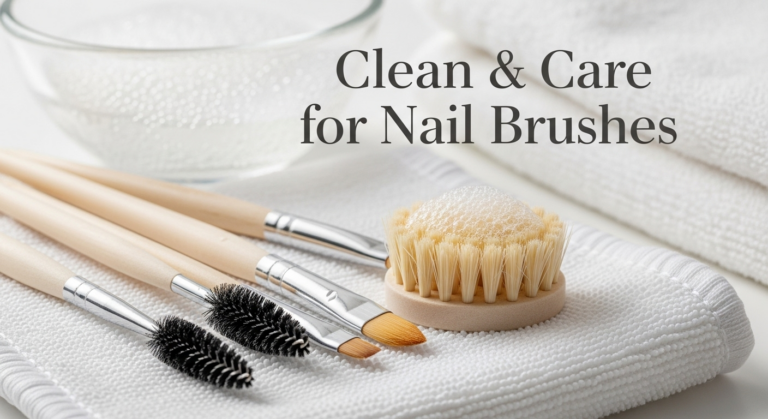 How to Clean and Care for Your Nail Brushes