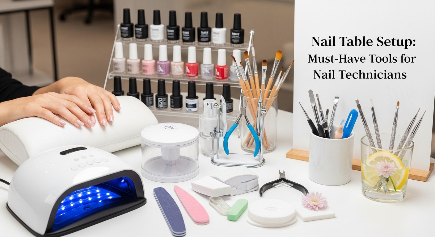 Nail Table Setup: Must-Have Tools for Nail Technicians