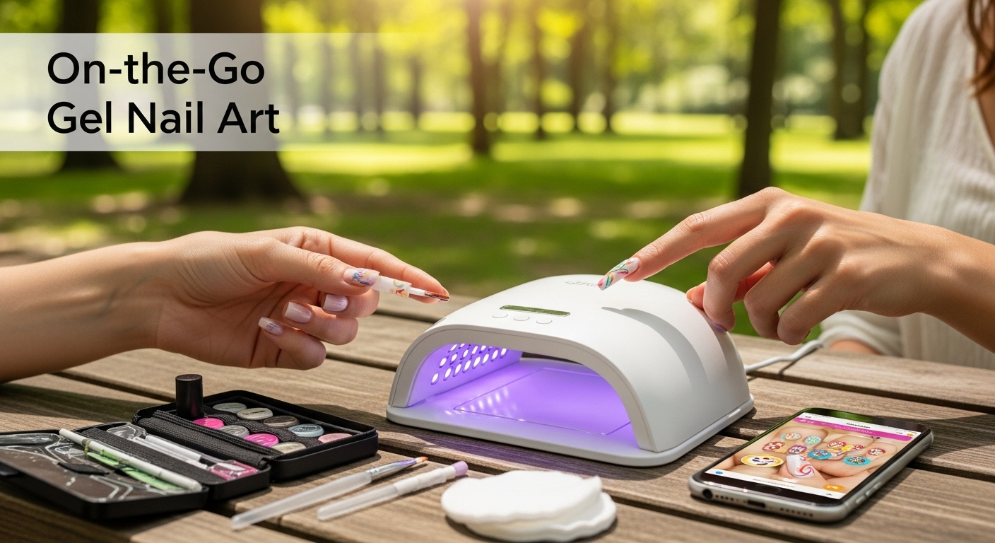 Rechargeable Nail Lamps for On-the-Go Gel Nail Art