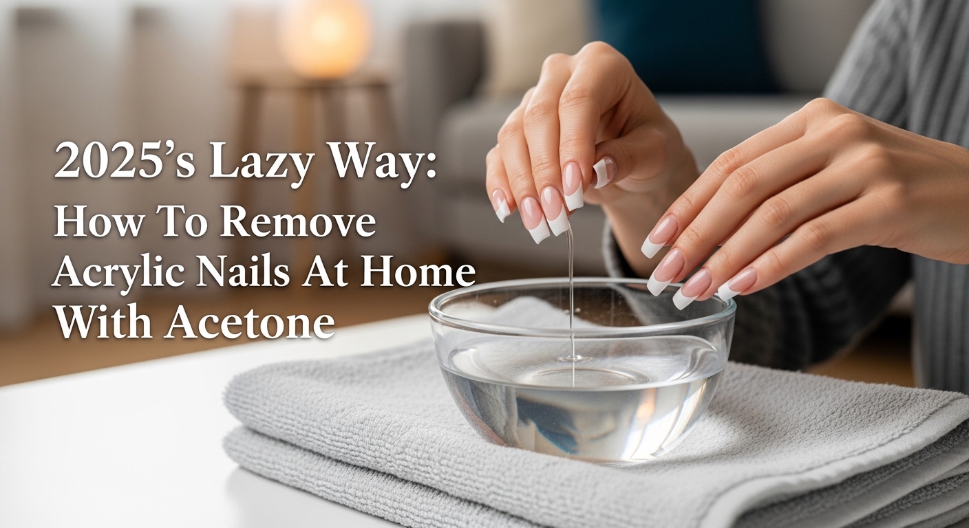2025’s Lazy Way: How To Remove Acrylic Nails At Home With Acetone