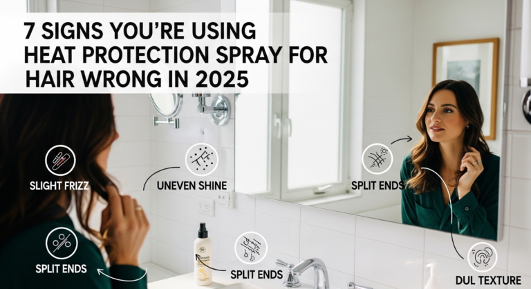 7 signs you’re using heat protection spray for hair wrong in 2025
