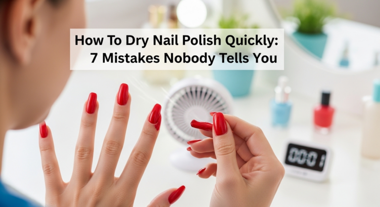 How To Dry Nail Polish Quickly: 7 Mistakes Nobody Tells You
