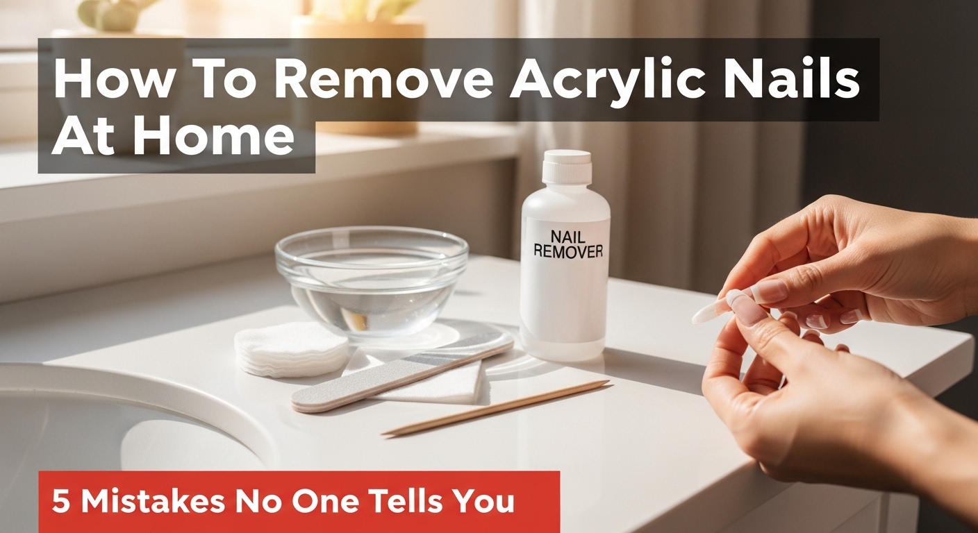 How To Remove Acrylic Nails At Home: 5 Mistakes No One Tells You
