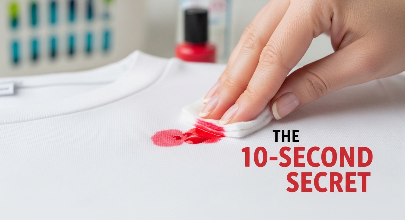 How To Remove Nail Polish From Clothes: The 10‑Second Secret