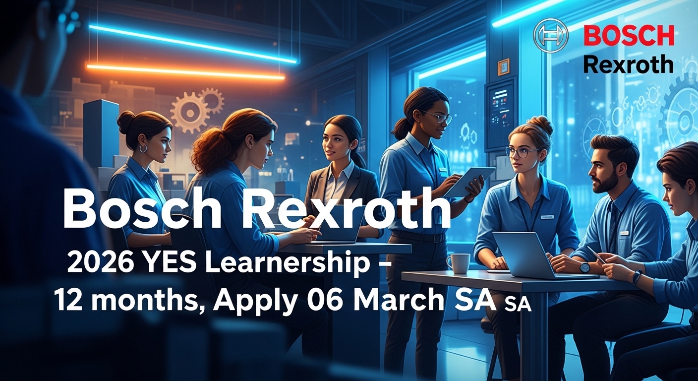 Bosch Rexroth 2026 YES Learnership – 12 months, Apply 06 March SA