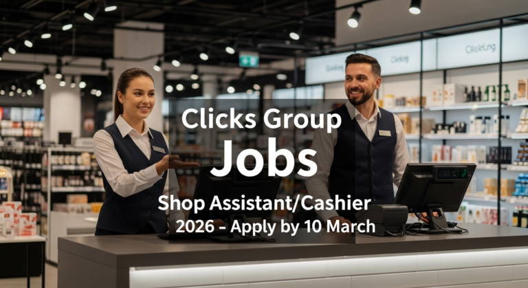 Clicks Group Shop Assistant/Cashier Jobs 2026 – Apply by 10 March