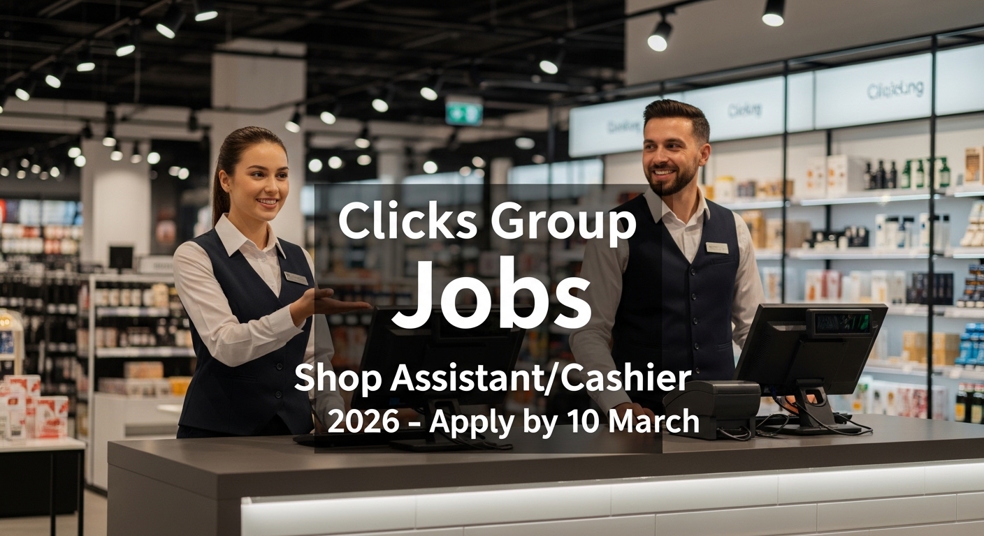 Clicks Group Shop Assistant/Cashier Jobs 2026 – Apply by 10 March