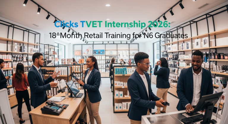 Clicks TVET Internship 2026: 18‑Month Retail Training for N6 Graduates
