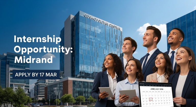 Cosmopolitan Central June/July 2026 Internship Midrand Apply by 17 Mar
