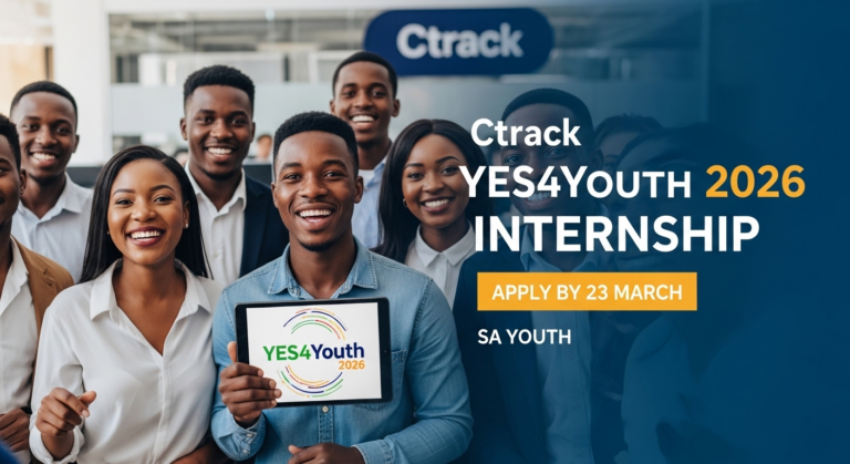 Ctrack YES4Youth 2026 Internship – SA youth apply by 23 March
