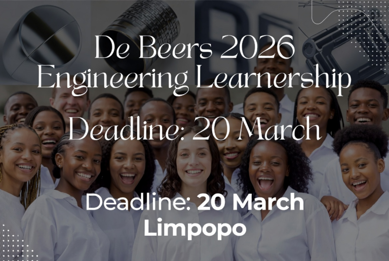 De Beers 2026 Engineering Learnership – Deadline 20 March, Limpopo