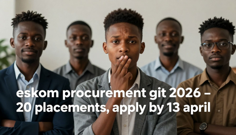 Eskom Procurement GIT 2026 – 20 Placements, Apply by 13 April