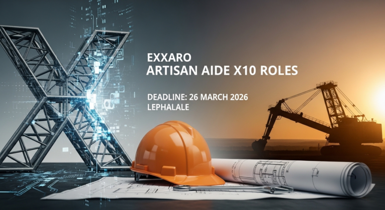 Exxaro Artisan Aide X10 Roles – Deadline 26 March 2026, Lephalale