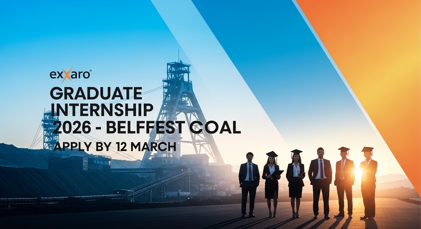 Exxaro Graduate Internship 2026 – Belfast Coal, Apply by 12 March