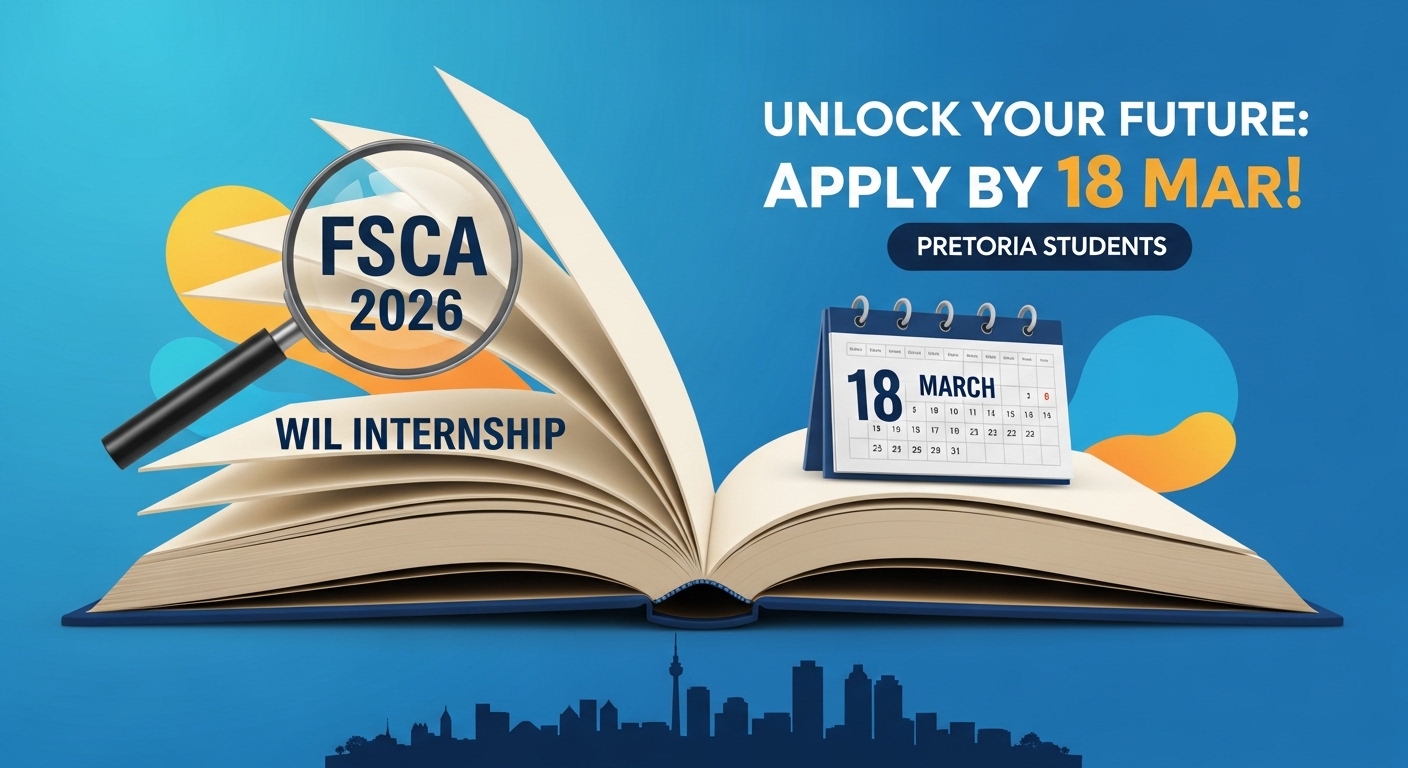 FSCA 2026 WIL Internship – Apply by 18 Mar for Pretoria Students