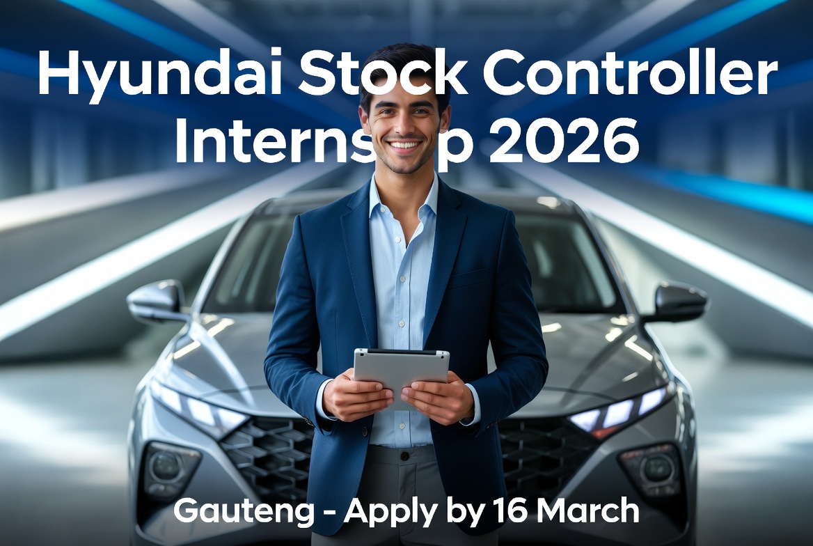 Hyundai Stock Controller Internship 2026 – Gauteng – Apply 16 Mar