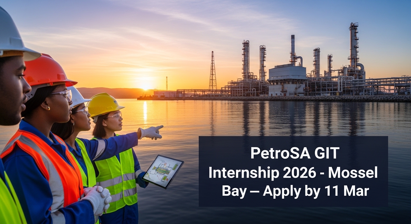 PetroSA GIT Internship 2026 – Mossel Bay – Apply by 11 Mar
