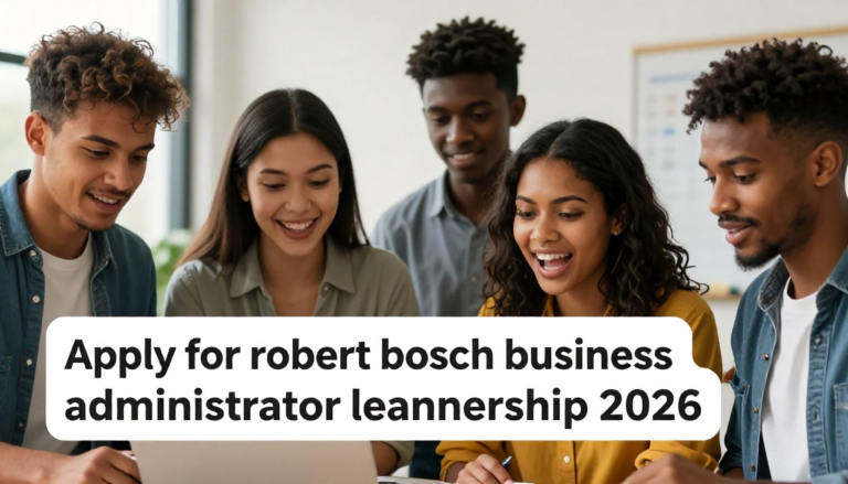 Apply for Robert Bosch Business Administrator Learnership 2026