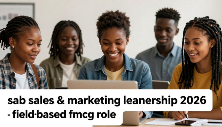 SAB Sales & Marketing Learnership 2026 – Field‑Based FMCG Role