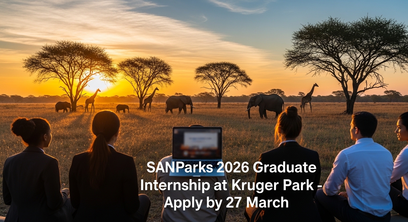 SANParks 2026 Graduate Internship at Kruger Park – Apply by 27 March