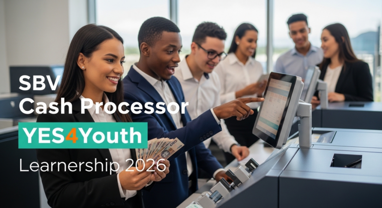 SBV Cash Processor YES4Youth Learnership 2026