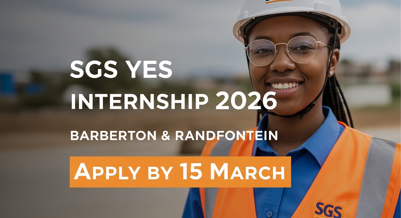 SGS YES Internship 2026 (Barberton & Randfontein) – Apply by 15 March