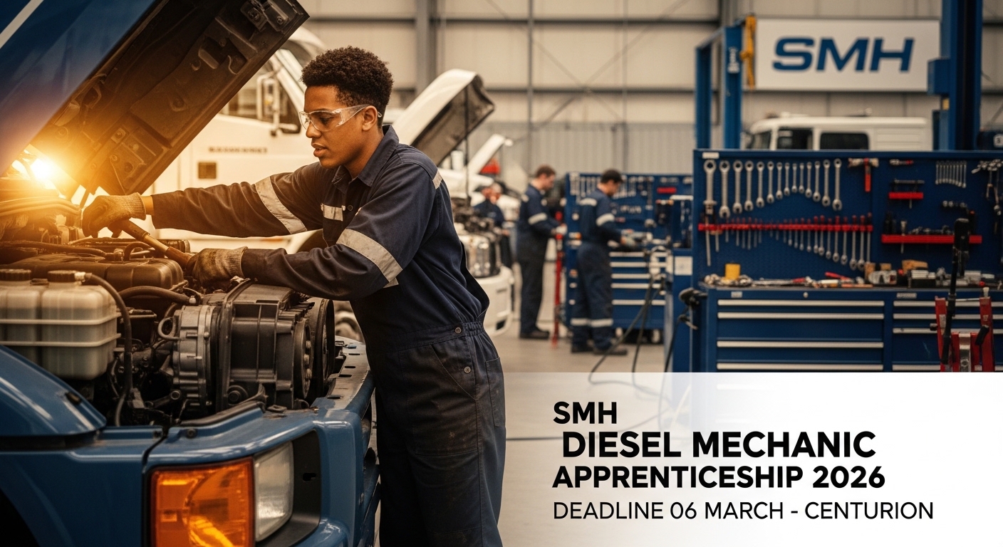 SMH Diesel Mechanic Apprenticeship 2026 – Deadline 06 March – Centurion