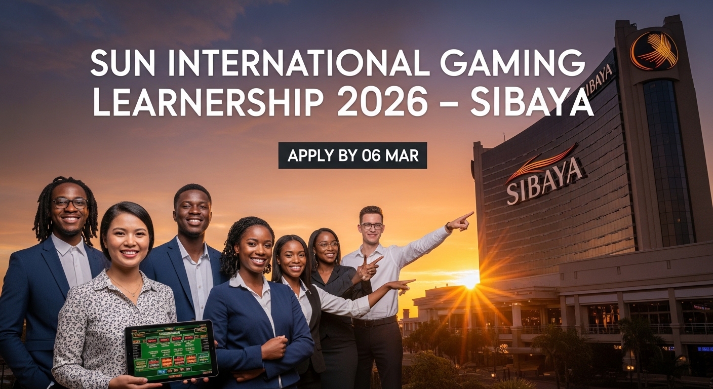 Sun International Gaming Learnership 2026 – Sibaya, Apply by 06 Mar