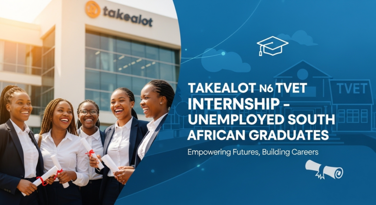 Takealot N6 TVET Internship – Unemployed South African Graduates