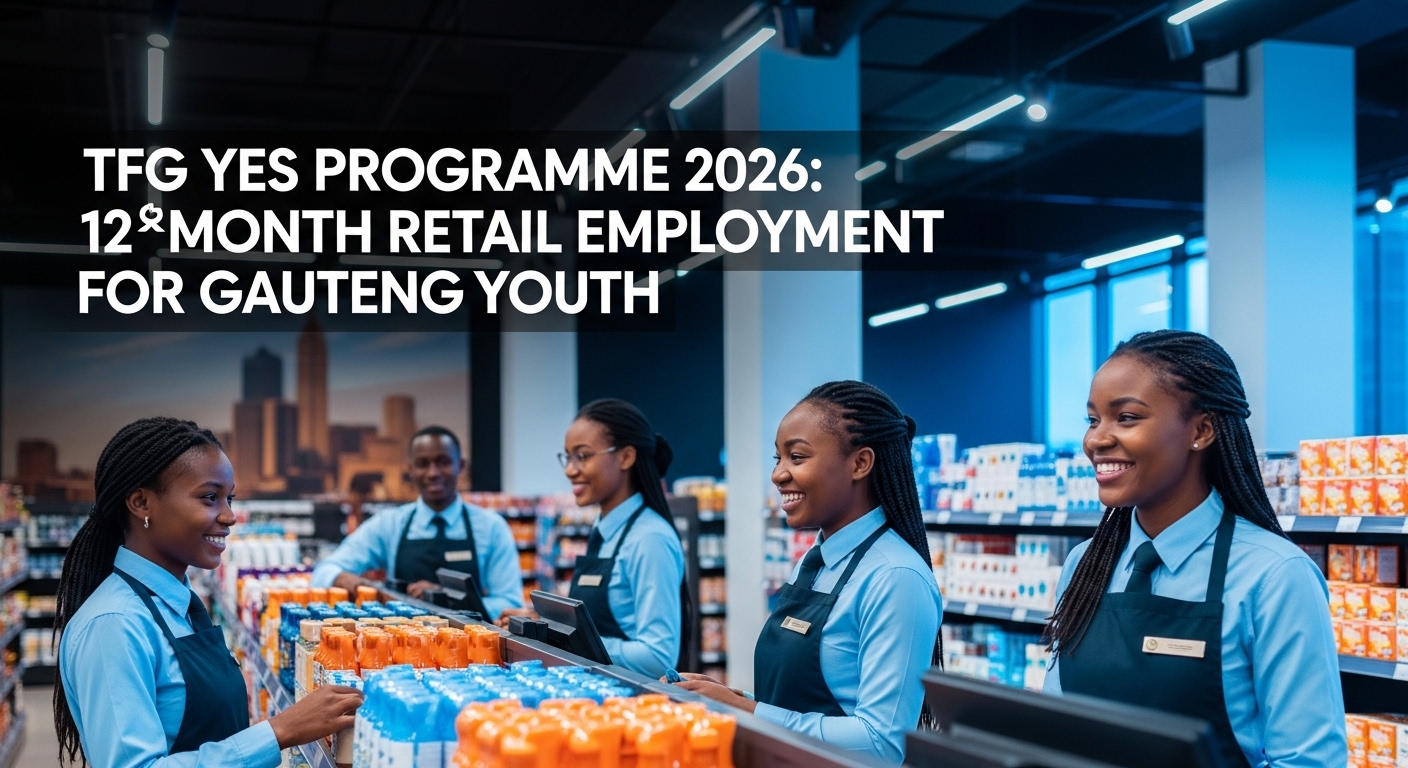 TFG YES Programme 2026: 12‑Month Retail Employment for Gauteng Youth