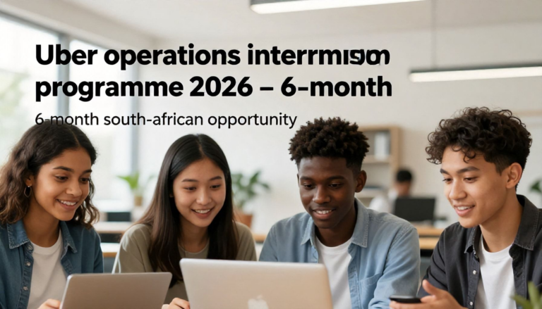Uber Operations Internship Programme 2026 – 6‑Month South African Opportunity