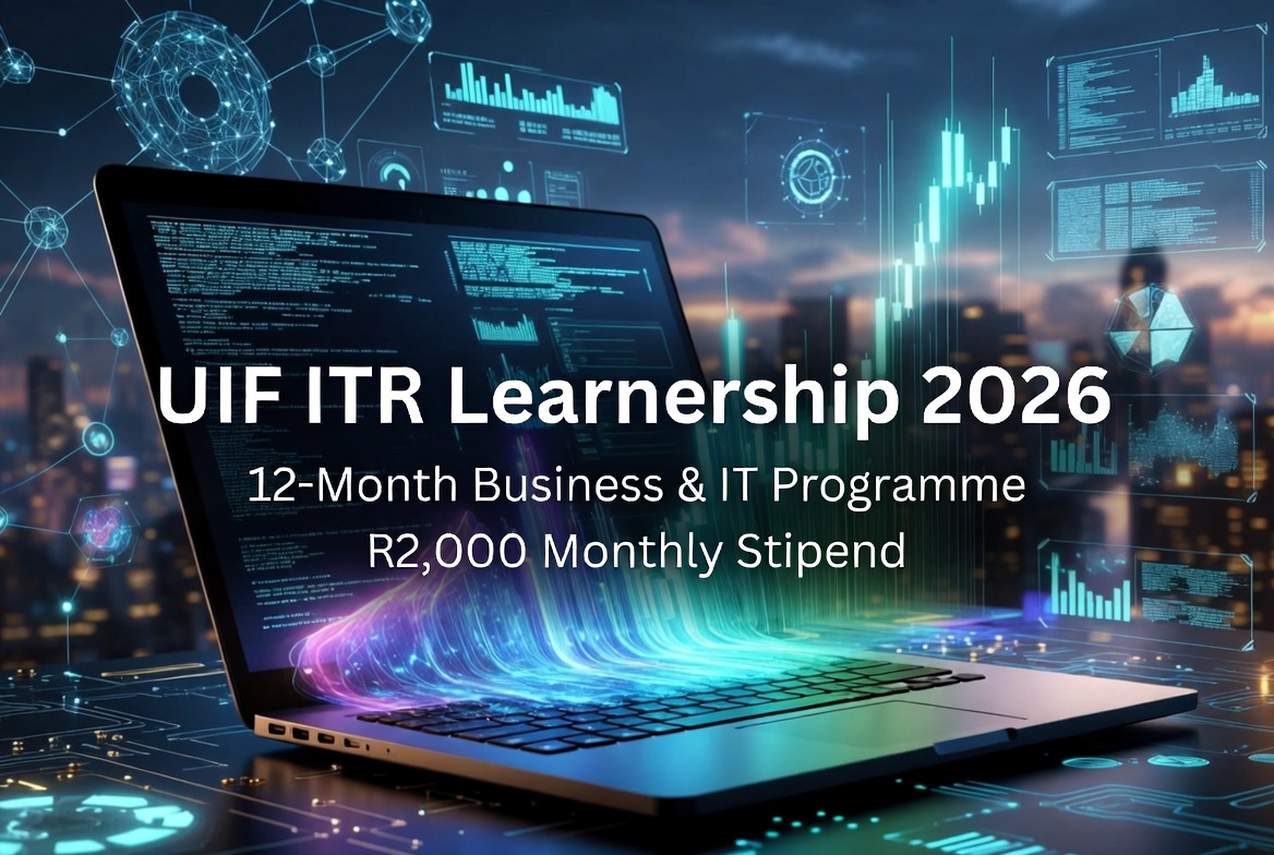 UIF ITR Learnership 2026: 12‑Month Business & IT, R2,000 Stipend
