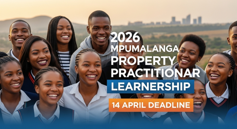 2026 Mpumalanga Property Practitioner Learnership – 14 Apr deadline