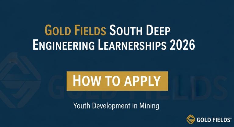 Gold Fields South Deep Engineering Learnerships 2026 How to Apply