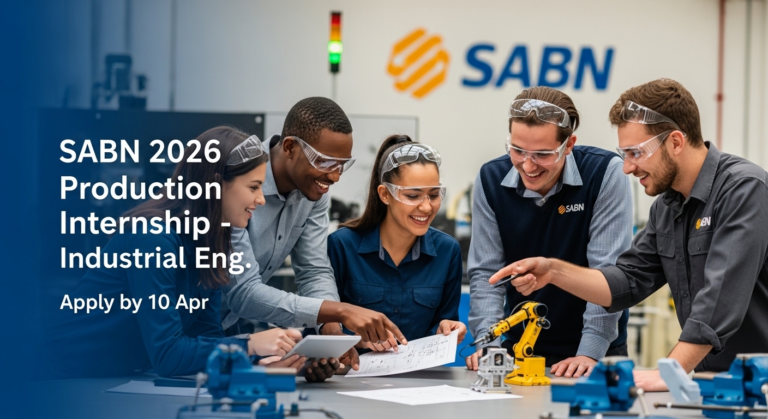 SABN 2026 Production Internship – Industrial Eng., Apply by 10 Apr